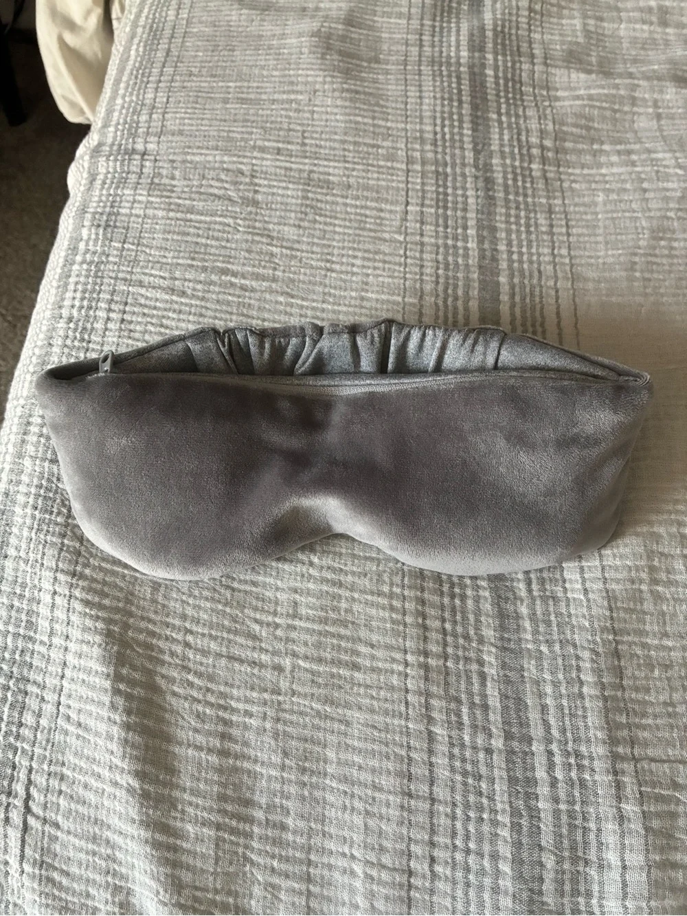 ✨Sharper Image Gray Hot + Cold Contoured Weighted Eye Mask